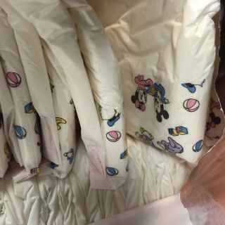 Vintage Ultra Pampers Girls Diapers 6 - 14lbs Custom Fit Tape Disney Baby Opened 4