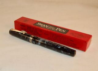 Vintage Mabie Todd Swan Eternal 4 Leverless Fountain Pen - Model 1042 - Nr