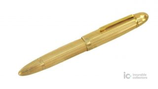 MONTBLANC MEISTERSTUCK N.  149 18K SOLID 750 GOLD FOUNTAIN PEN/GOLD STAR 1950s 4
