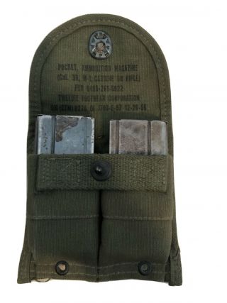 2 M1 Carbine Magazines With Pouch