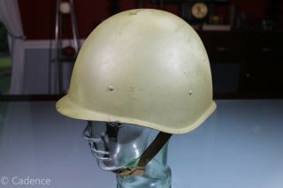 Post Ww2 Soviet Russian Ssh - 40 Steel Combat Helmet Afghan Camo P2 1952.  4