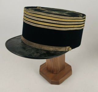 Wwii Ww2 Or Post French Army Chasseur Alpin Lt Col Black Velvet Officers Kepi