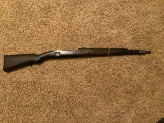 Ww2 Ww1 German K98 Gewehr Mauser Rifle Short Stock W/ Butt Plate Bayonet Lug