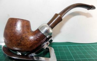 Vintage Good Looks/condition Medium " K&p Petersons " 3/4 Bent 314 Smooth Pipe.