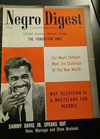 Negro Digest / Sammy Davis Jr.  ; Negro Colleges (jun,  1963)