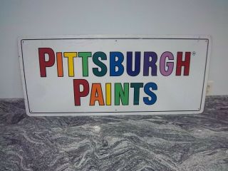 Pittsburgh Paints Sign,  48 " Hardware Or Country Store