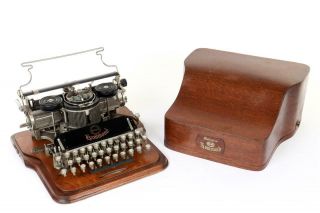 Vintage C1913 " Hammond Multiplex " Typewriter With Case 1483