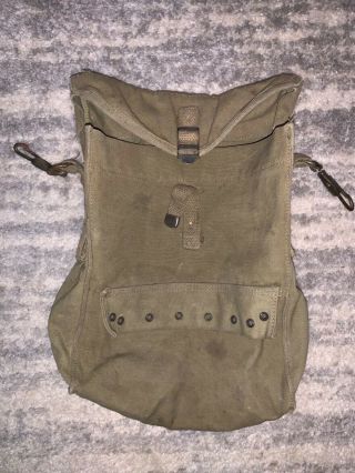 Ww2 Us Army Medic Bag/pouch With Shoulder Strap Showing Combat Use