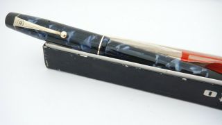Gorgeous Onoto The Pen,  5601,  Blue Marble,  Firm 14k Fine Nib