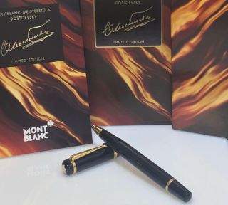 Montblanc Writers Edition Dostoevsky Rollerball Pen In