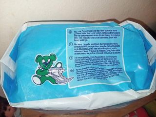 Vintage pampers boy baby dry maxi plus 8 - 19 kg17 plastic diapers 4