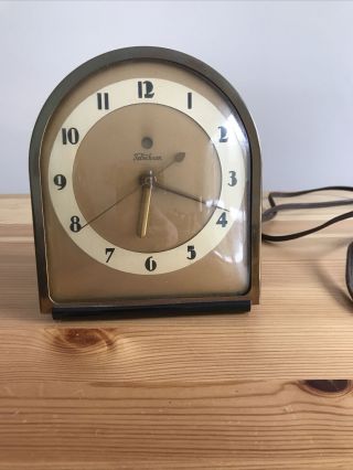 Vintage Telechron Electric Art Deco Shelf Clock