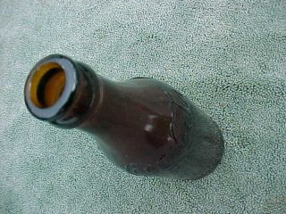 Vintage COCA COLA COKE Amber Straight Side Springfield ILL Illinois Bottle 1910 3