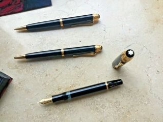 Start Usd 999 Montblanc Voltaire Fountain,  Ballpoint And Pencil ❗️