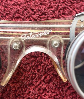 VINTAGE ANTIQUE TELECOPTER Hands - Binocular Glasses Made In France 2