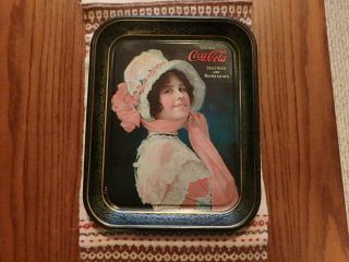 1914 " Betty  Coca Cola Serving Tray