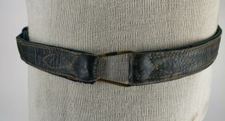 WWII Japanese Imperial Navy Officer Taireihuku Leather Gunto Samurai Sword Belt 2