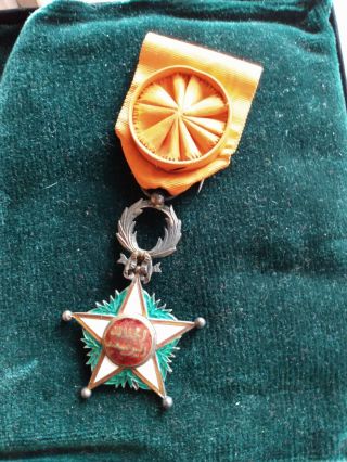Ww2 French Morocco Order Of Ouissam Alaouite Officers Grade