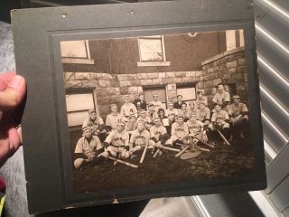 Vintage 1920’s Baseball Team Photograph Normal Baseball Team