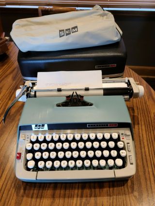 Smith Corona 1980 Classic 12 Typewriter | Immaculate |,  Cover,  Case,  Wow