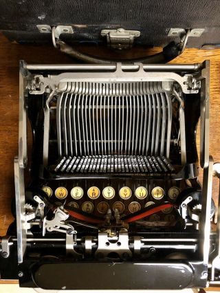 Vintage Corona No.  3 Folding Typewriter in case/1917 6