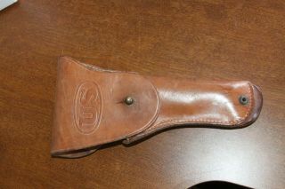 Boyt - 44 - Wwii Us M1916 Brown Leather Holster For M1911a1.  45 Pistol Vintage