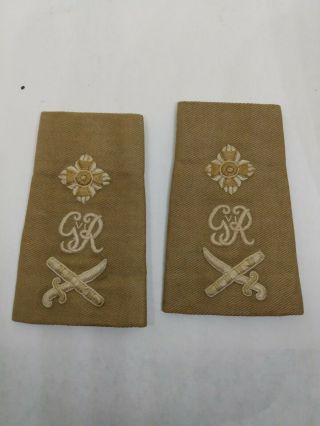 Ww2 British Army Generals Uniform Shoulder Boards Rank Insignia