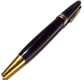 5.  25 " Germany Montblanc Black & Gold Meisterstuck Ballpoint Pen