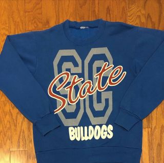 Good Vtg 1991 South Carolina State University Bulldogs Crewneck Sweatshirt Sz S