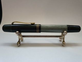 Vintage Fountain Pen Pelikan 100 N Patent Gray 14k Gold Nib 585 Nib (no.  Pt8)