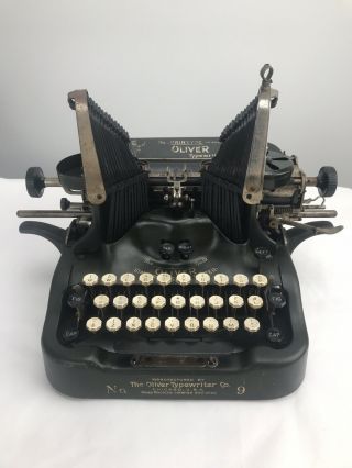 The Oliver No.  9 Standard Visible Typewriter " Printype "