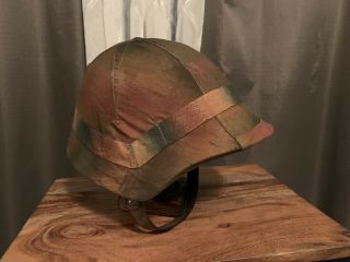 Wwii Swiss 18 Helmet With Cover