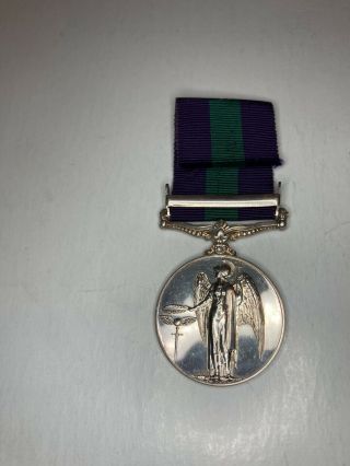 British Military General Service Medal To S/Sgt With Malaya Bar Post WWII 2