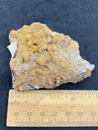 Old Rough Wavelite Mineral Specimen - Labeled - 86.  8 Grams - Vintage Estate Find 3