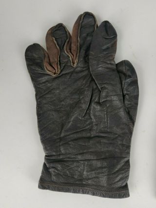 WWII WW2 USAAF US Army Air Forces Type A - 11A Leather Pilot Gloves Size M 3