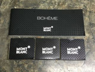 Mont Blanc Boheme Noir 14K Gold Tip Pen 6