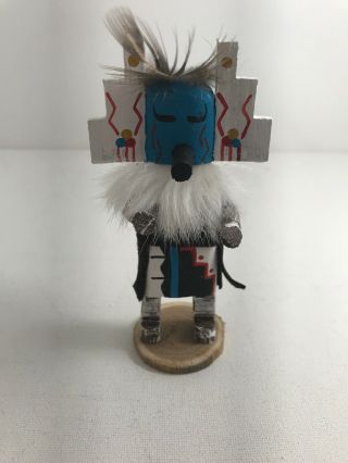 Native American Kachina Doll Mini First Mesa Wood Signed By The Artist