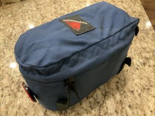 Vintage Cannondale Rear Rack Blue Trunk Bag In Pre - Owned