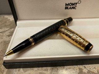 Mont Blanc Boheme Meisterstuck Black & Gold Pen