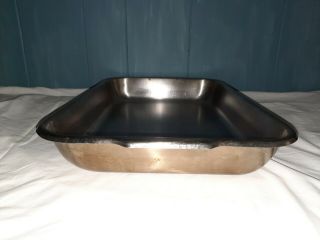VOLLRATH 6125 Bake/Roast Pan,  Stainless Steel,  4 - 3/4 Qt.  vintage 3