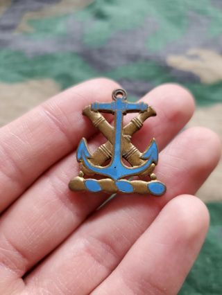 Wwii Us Army Harbor Defense Of Narragansett Bay Dui Di Crest Pin
