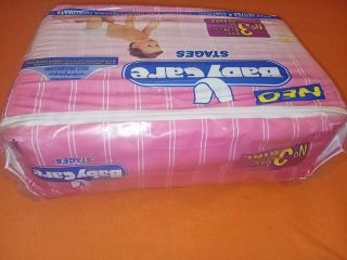 Vintage baby care stages no 3 girl 8 - 19kg 30 maxi plastic diapers 6