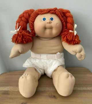 Vintage 1985 Cabbage Patch Kids Doll Red Hair Xavier Roberts