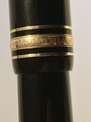 vintage MONTBLANC MEISTERSTUCK No.  146 Fountain Pen w/ 14K Gold Nib - CRACKED 3