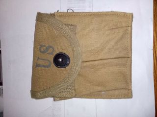 1943 G & R Co.  Ww2 Us Army Military M1 Carbine Ammo Pouch Belt Buttstock