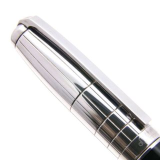 S - T - Dupont Fidelio Black Silver Nib 14K gold / F - Fountain pen 135mm 33g 6