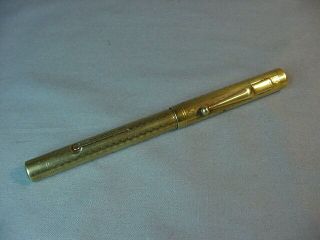 Vintage Mabie Todd Swan 14K Solid Gold Fountain Pen 3