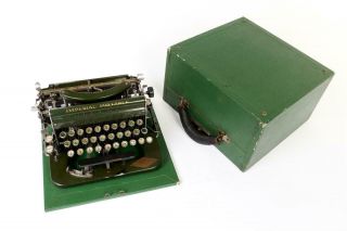 Vintage C1920 " Imperial  Portable " Or " Model D " Typewriter With Case 1472