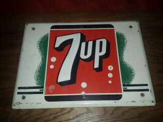 Dated 1957 - 7 Up Metal Sign