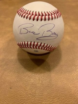 Bruce Bochy Vintage Signed Baseball San Francisco Giants Future Hof